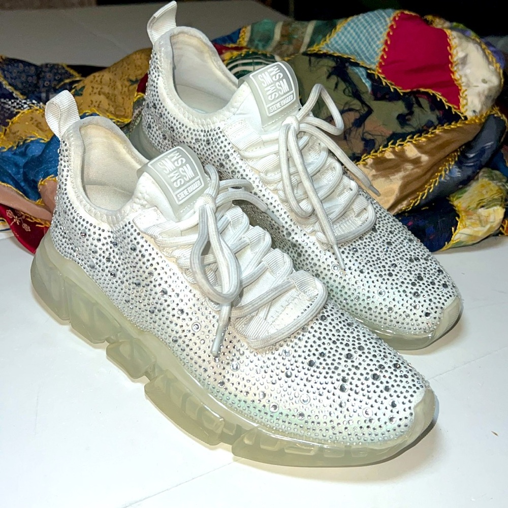 Steve Madden Danaly Rhinestone Women’s Sneakers 7.5